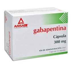 [AMGAB30015C] GABAPENTINA AMSA 300MG.15CAP.