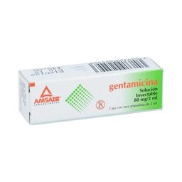 [AMGENGI80MG1] GENTAMICINA AMSA 80MG.INY.C/1AMP.