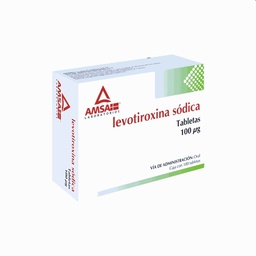 [AMLEVA10100] LEVOTIROXINA AMSA 100MCG.100TAB.