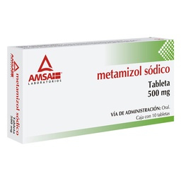 [AMMET50010T] METAMIZOL AMSA 500MG.10TAB.