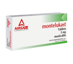 [AMMONA5M20T] MONTELUKAST AMSA 5MG.20TAB.
