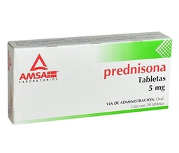 [AMPREGI520T] PREDNISONA AMSA 5MG.20TAB.
