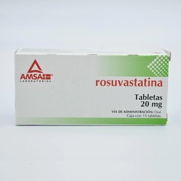 [AMROS20M15T] ROSUVASTATINA AMSA 20MG.15TAB.