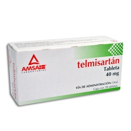 [AMTEL40M28T] TELMISARTAN AMSA 40MG.28TAB.