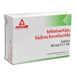 [AMTELTHI28T] TELMIS.HID.AMSA 80/12.5MG.28T.