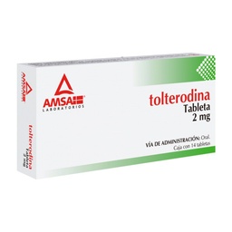 [AMTOL2MG14T] TOLTERODINA AMSA 2MG.14TAB.