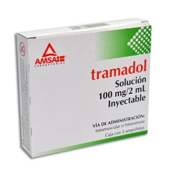 [AMTRATRA5AM] TRAMADOL AMSA 100MG.INYECT.5AMP.