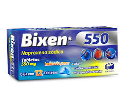 [BINAPBIX550] NAPROXENO BIXEN 550MG.C/12TAB.