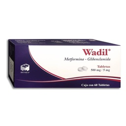 [BIMEGWAD60T] WADIL 500/5MG.C/60TAB.