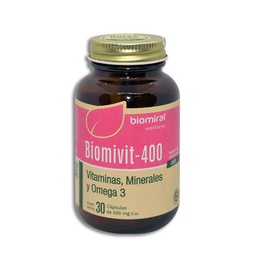[BISUPBIO30C] OMEGA 3 BIOMIVIT-400 30CAP.