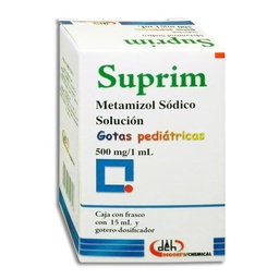[DEMSOSUP15M] METAMIZOL SUPRIM 500MG./ML.GOT.15ML.