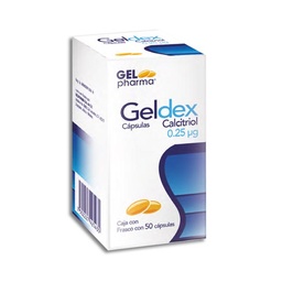 [GECALCAL50C] CALCITRIOL GELDEX 0.25MG.C/50CAP.