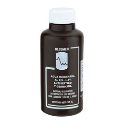 [JAAGUOAL125] AGUA OXIGENADA ALCOMEX C/125ML