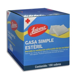 [JAGAS110X100] GASA JALOMA 10X10CM.100PZAS.