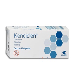 [KNDOXK1010T] DOXICICLINA KENCICLEN KENER 100MG.10CAP.