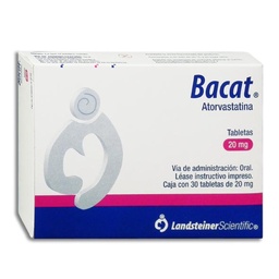 [LAATOB2030T] ATORVASTATINA BACAT 20MG.C/30TAB.