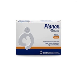 [LAPIOPLA7TA] PIOGLITAZONA PLAGOX 15MG.C/7TAB.