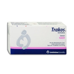 [LASERT5014T] SERTRALINA TRAKOS 50MG.14TAB.