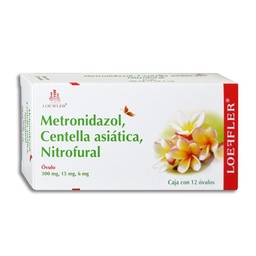 [LEMNCCEN12] METRONIDAZOL, CENTELLA ASIATICA, NITROFURAL LOEFFLER 12OV