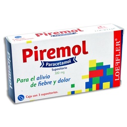 [LEPARPIR3SU] PARACETAMOL PIREMOL 300MG.C/3SUPS.