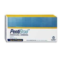 [MAAMAPEN12C] PENTIBROXIL 500/30MG.12CAP.