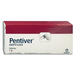 [MAAMPP1GR8T] AMPICILINA PENTIVER 1GR.8TAB.