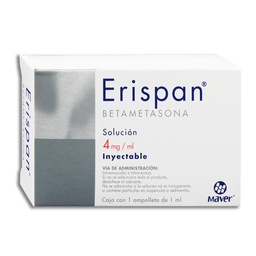 [MABETERI4ML] BETAMETASONA ERISPAN INY.4MG.1AMP.