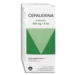 [MACEFC25100] CEFALEXINA MAVER 250MG.SUSP.100ML.