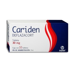 [MADEFC3010T] DEFLAZACORT CARIDEN 30MG.10TAB.