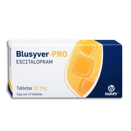 [MAESCBLU14T] ESCITALOPRAM BLUSYVER 10MG.C/14TAB.