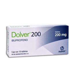 [MAIBU20010T] IBUPROFENO DOLVER 200MG.10TAB.