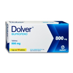 [MAIBU80010T] IBUPROFENO DOLVER 800MG.10TAB.