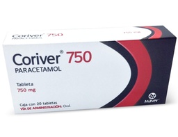 [MAPARC7520T] PARACETAMOL CORIVER 750MG.20TAB.