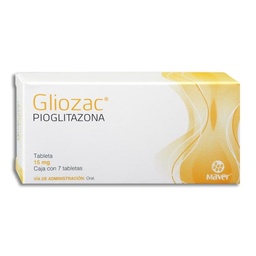 [MAPIOG157TA] PIOGLITAZONA GLIOZAC 15MG.C/7TAB.