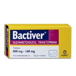 [MATRSBAC14T] BACTIVER 160/800MG.C/14TAB.