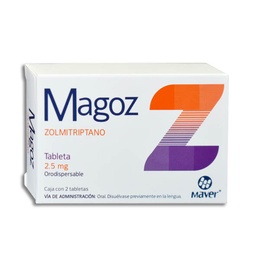 [MAZOL2.52TA] ZOLMITRIPTANO MAGOZ 2.5MG.2TAB.