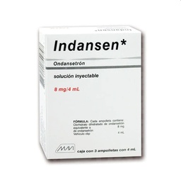 [MVONDI8M3AM] ONDANSETRON INDASEN 8MG.INY.3AMP.