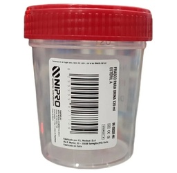 [NIVASVRE1PZ] VASO NIPRO ESTERIL ORINA 1PZA.