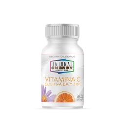 [NNVITCEZ120] VITAM.C NATURAL E.EQ+ZINC 120CAP.
