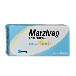 [NOAZIMAR500] AZITROMICINA MARZIVAG 500MG.C/3T.