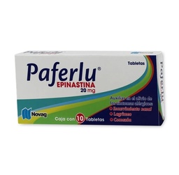 [NOEPIPAF10T] EPINASTINA PAFERLU 20MG.10TAB.