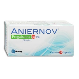 [NOPREANI150] PREGABALINA ANIERNOV 150MG.28CAP.