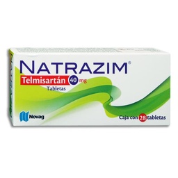 [NOTELT4028T] TELMISARTAN NATRAZIM 40MG.28TAB.