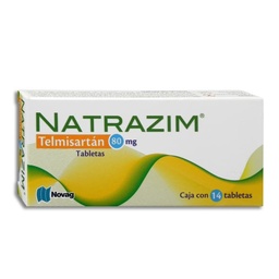 [NOTELT8014T] TELMISARTAN NATRAZIM 80MG.14TAB.