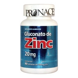 [PNGLUZIN90T] GLUCON.ZINC PRONACEN 500MG.C/90TAB.