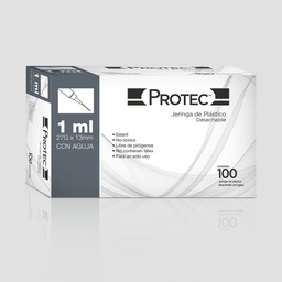 [POJER271100] JERINGA PROTEC 27X16 1ML.100PZA.