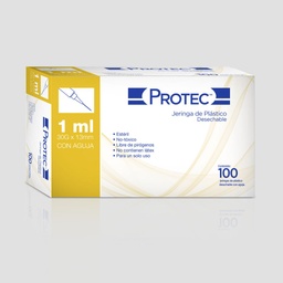 [POJER301100] JERINGA PROTEC 30X16 1ML.100PZA.