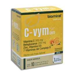 [QBVITCVC10S] VIT.C C-VYM CERO AZ.10SOB.
