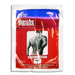 [QUPARCHECA] PARCHE POROSO 12.5X18.5 CM C/1PZA.