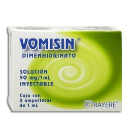 [RADIMVOM50] VOMISIN 50MG.INYECTABLE C/3AMP.